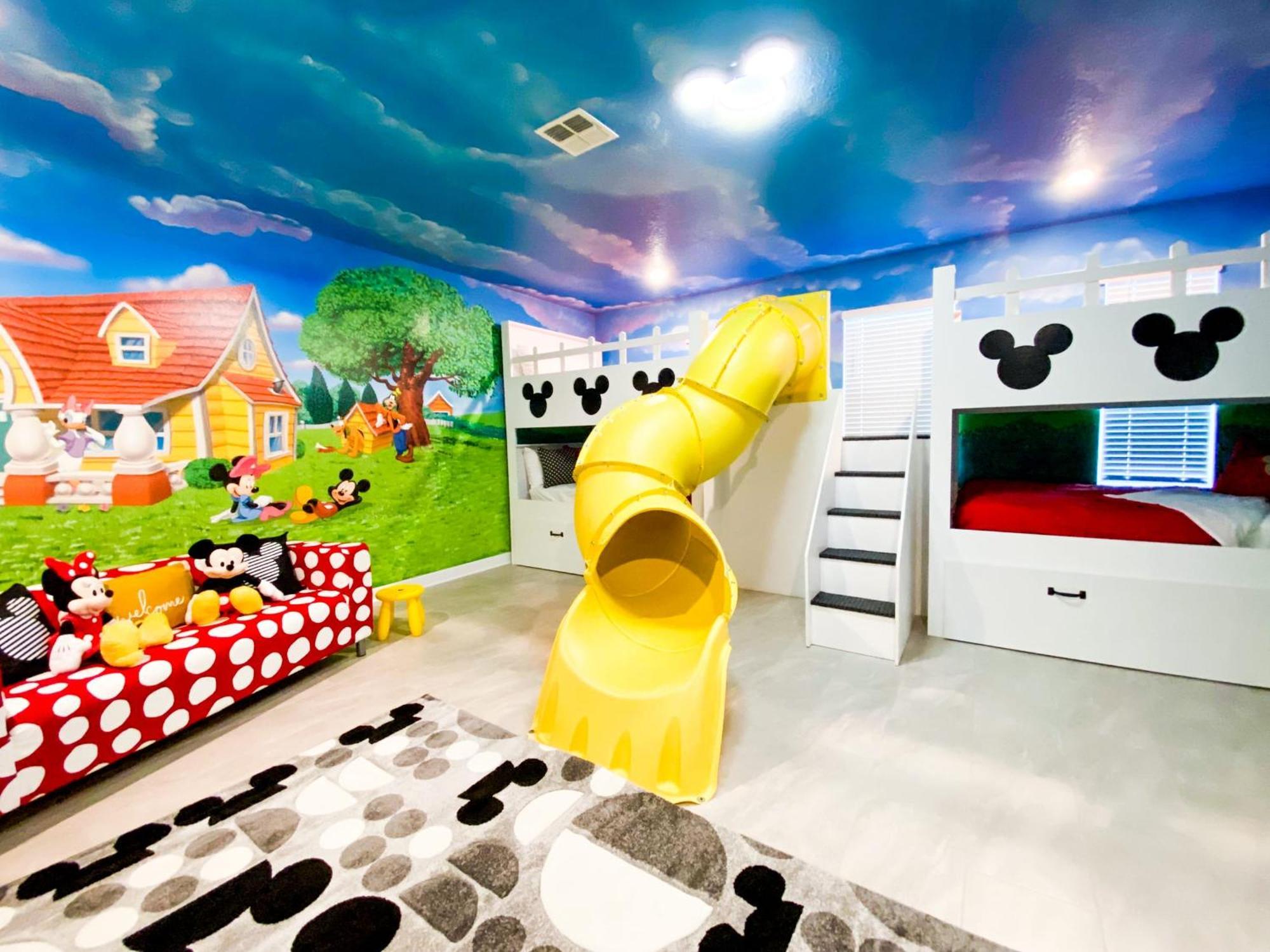 Magical Family Vacation Home Near Disney World At Storey Lake, Star Wars Gameroom, Pool, Theater, Mickey Slide, Sleeps Up To 28 Kissimmee Exteriér fotografie