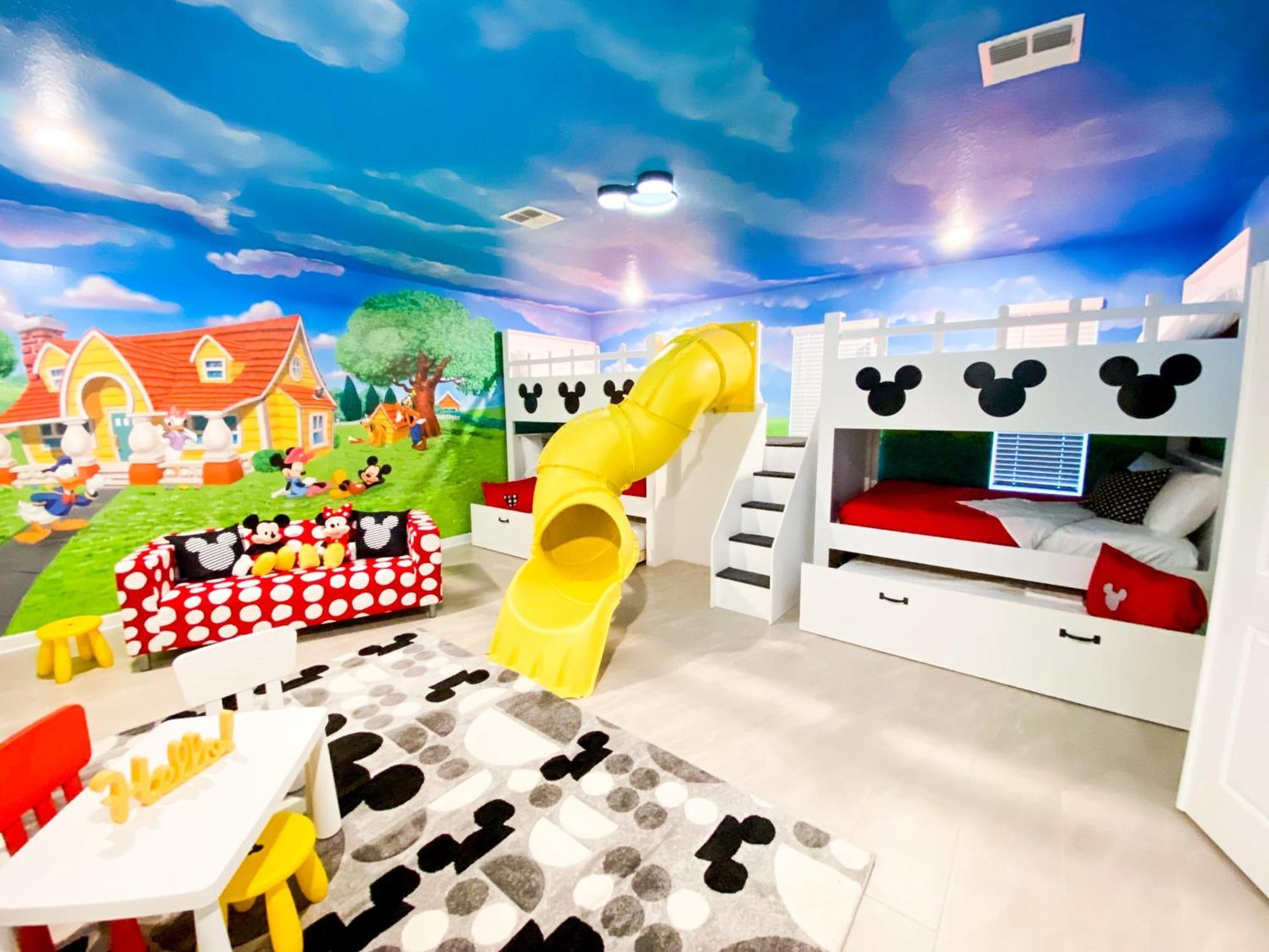 Magical Family Vacation Home Near Disney World At Storey Lake, Star Wars Gameroom, Pool, Theater, Mickey Slide, Sleeps Up To 28 Kissimmee Exteriér fotografie