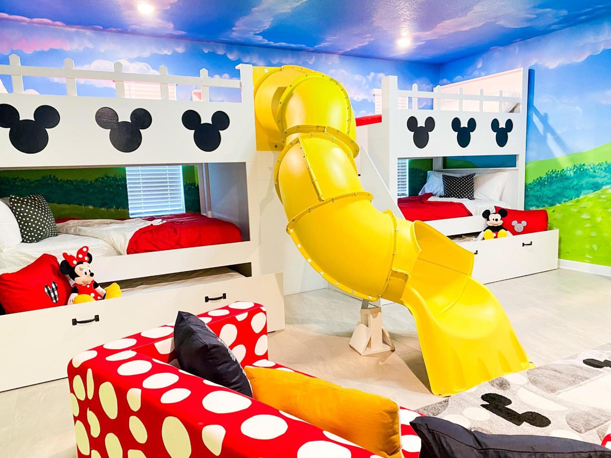 Magical Family Vacation Home Near Disney World At Storey Lake, Star Wars Gameroom, Pool, Theater, Mickey Slide, Sleeps Up To 28 Kissimmee Exteriér fotografie