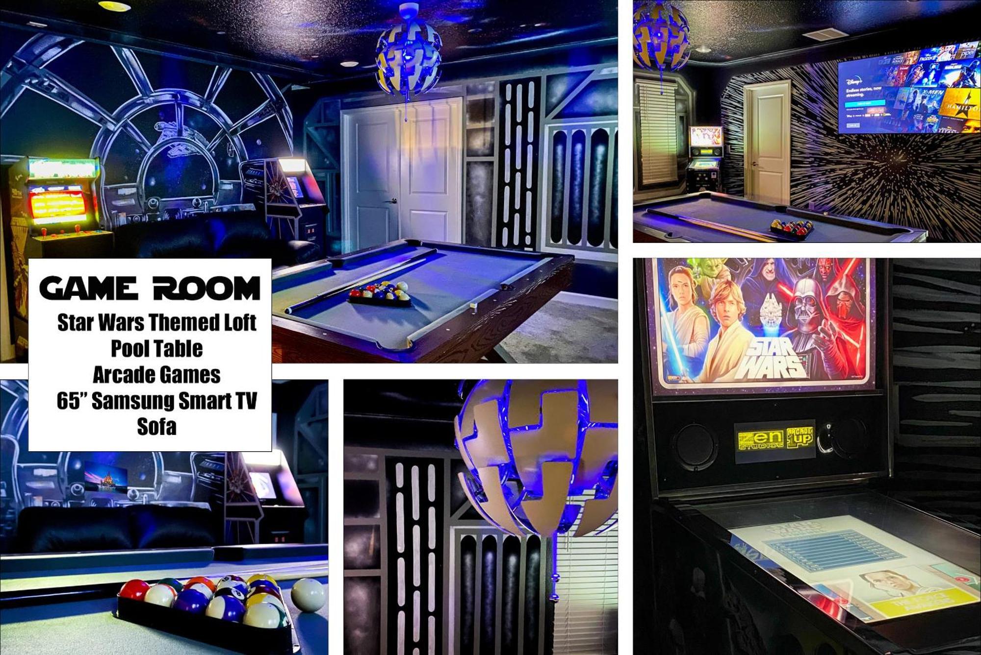 Magical Family Vacation Home Near Disney World At Storey Lake, Star Wars Gameroom, Pool, Theater, Mickey Slide, Sleeps Up To 28 Kissimmee Exteriér fotografie